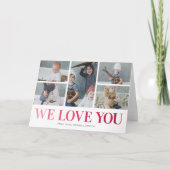 世界で一つだけの写真5枚付きマザーズデーカード カード (正面)