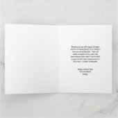 世界で一つだけの写真　最高の犬パパへ 父の日の贈り物 カード (内部)