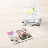 世界で一つだけの写真　母の日　父の日 スクエアペーパーコースター (インサイチュ)