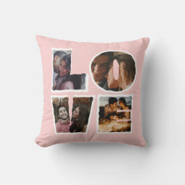 世界で一つだけの愛の写真コラージュ バレンタインデー クッション