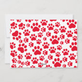 世界で一つだけの愛犬のクリスマス写真　カスタムオーダー写真 シーズンカード (裏面)