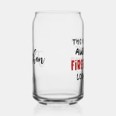 世界で一つだけの消防士ユーモアグッズ ガラス缶 (右)