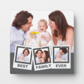 世界で一つだけの特別な家族のインスタグラム写真コラージュ フォトプラーク (正面)