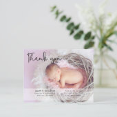 世界で一つだけの特別な赤ちゃんの写真をありがとう ポストカード (スタンド正面)