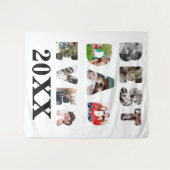 世界で一つだけの11枚の写真で作る最高のパパへ贈るモダンなデザイン タペストリー (正面(横))