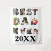 世界で一つだけの11枚の写真で作る最高のパパへ 世界で一つだけの特別なプレゼント タペストリー (正面)