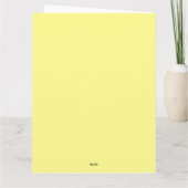 世界で一つだけの2枚の写真の コラージュ 私は彼女が好き カード (裏面)