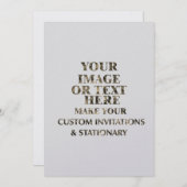 世界で一つだけの、特別な誕生日を創造しよう 招待状 (正面/裏面)