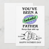 世界で一つだけの、素敵な父の日のカード シーズンカード (正面/裏面)