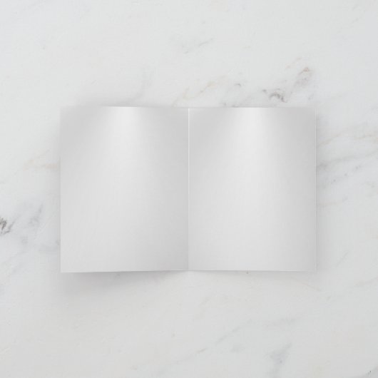 世界で一つだけの、25周年記念の感謝を伝えるカード サンキューカード (内部)