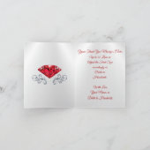 世界で一つだけの、40周年記念感謝カード サンキューカード (内部)