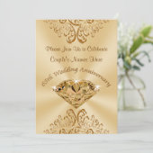 世界で一つだけの、65周年結婚記念日招待状 招待状 (スタンド正面)