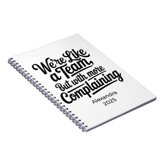 世界で一人だけの皮肉な同僚へのプレゼント ノートブック (右側)