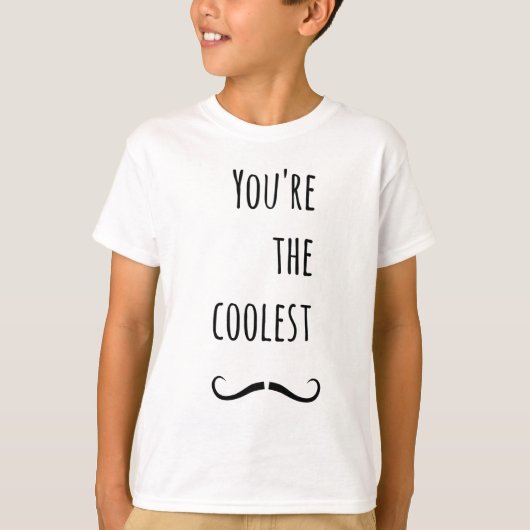 世界で一番かっこいいヒゲ Tシャツ (正面)