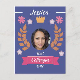 世界で一番かわいい同僚！　最高の仕事仲間 ポストカード