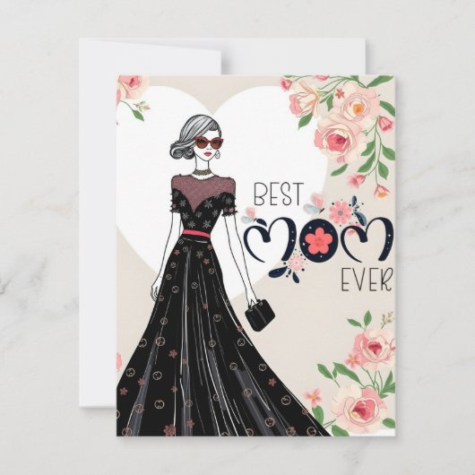 世界で一番すごいママの母の日カード シーズンカード (正面)