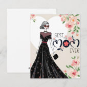 世界で一番すごいママの母の日カード シーズンカード (正面/裏面)