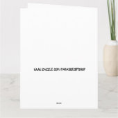 世界で一番すごいママへの巨大なグリーティングカード カード (裏面)