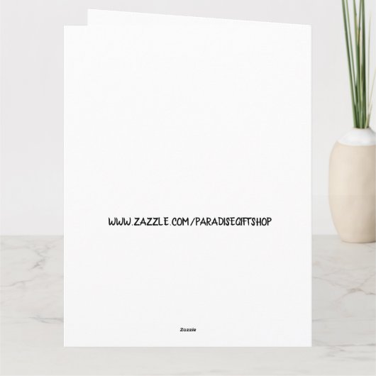 世界で一番すばらしいお母さんへの巨大なグリーティングカード カード (裏面)