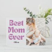 世界で一番すばらしいママ – 母の日のための特別なギフト シーズンカード (スタンド正面)