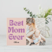 世界で一番すばらしいママ – 母の日の特別なギフト シーズンカード (スタンド正面)