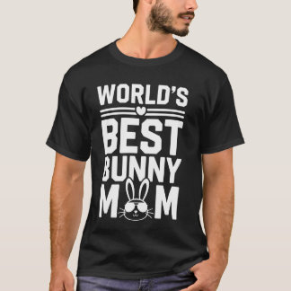 世界で一番のうさぎのママ 女性 ウサギ好き Tシャツ