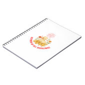 世界で一番のひよこたちのお母さん 母の日 ノートブック (左側)