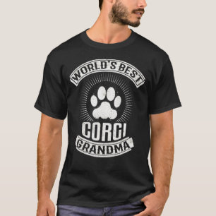 世界で一番のコーギーおばあちゃん Tシャツ