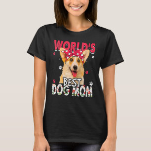 世界で一番のコーギー犬ママのための母の日 Tシャツ