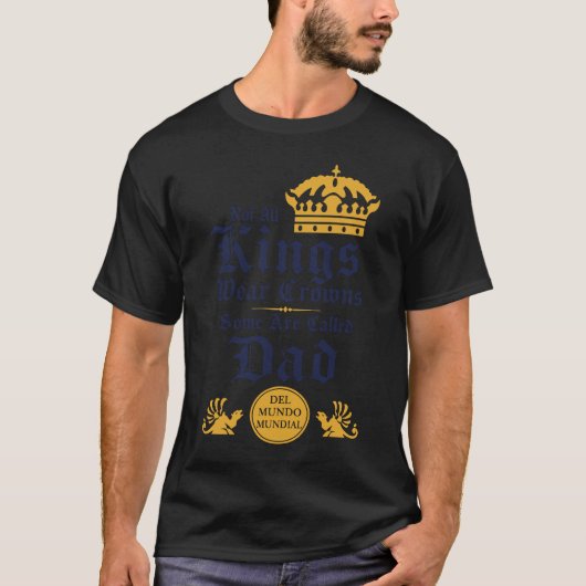 世界で一番のダッドキングクラウン父の日 Tシャツ (正面)