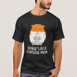 世界で一番のハムスターのママ 楽しいハムスターのママへのギフト Tシャツ