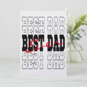 世界で一番のパパへ カード 誕生日カード (スタンド正面)