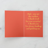 世界で一番のパパ ゴールドトロフィー カード (内部)