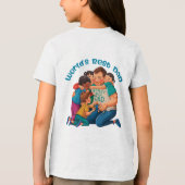 世界で一番のパパ トライブレンドＴシャツ (裏面)