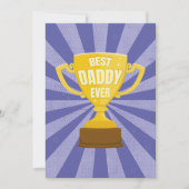 世界で一番のパパ レトロトロフィーカップ 父の日 シーズンカード (正面)