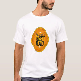 世界で一番のパパ Tシャツ