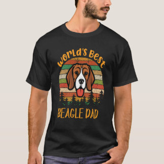 世界で一番のビーグルパパ Tシャツ