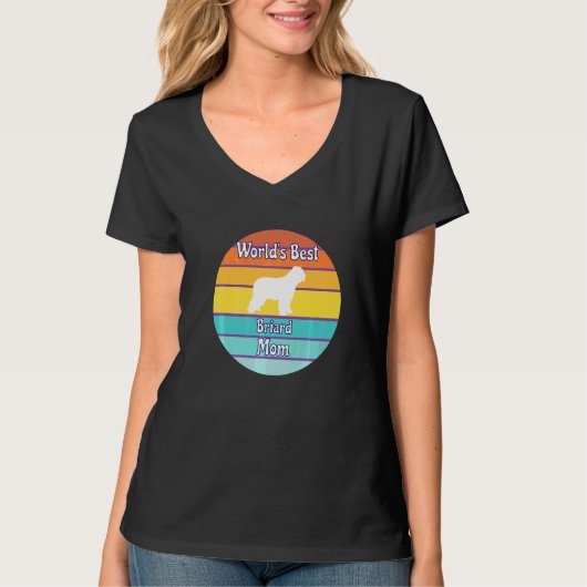 世界で一番のブリヤール母 Tシャツ (正面)