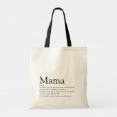 世界で一番のママの定義の引用 トートバッグ (裏面)