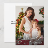 世界で一番のママ カスタム写真 シーズンカード (正面/裏面)