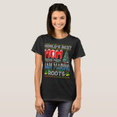 世界で一番のママ サンマリノ育ち クリスマスギフト Tシャツ (正面フル)