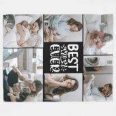 世界で一番のママ マルチフォト フリースブランケット (正面(横))