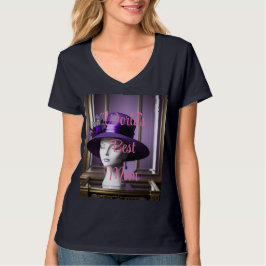世界で一番のママ 女性用ベーシックVネックTシャツ Tシャツ