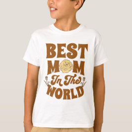 世界で一番のママ Tシャツ