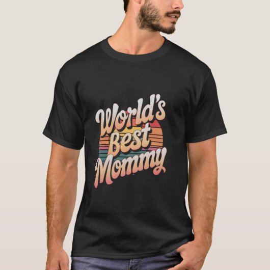 世界で一番のママ Tシャツ (正面)