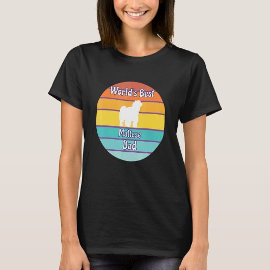 世界で一番のマルタ島人のパパ Tシャツ (正面)