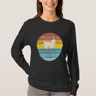 世界で一番のラサ・アプソのママ Tシャツ