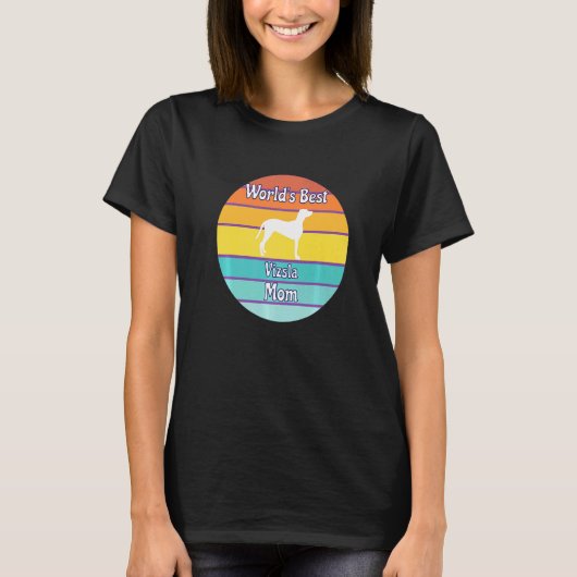 世界で一番のヴィスラ母 Tシャツ (正面)