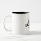 世界で一番の上司 楽しい上司ギフト コーヒーマグ ツートーンマグカップ (左)