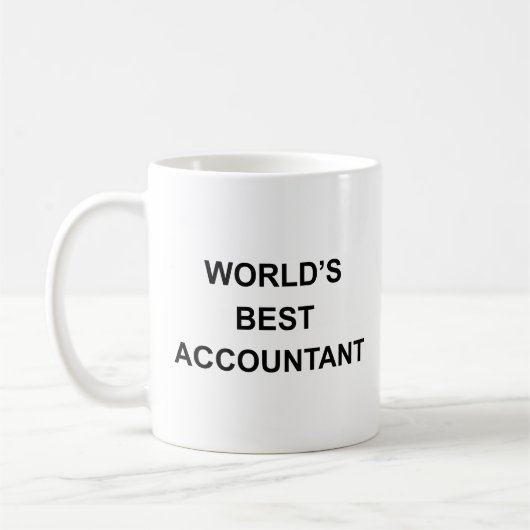 世界で一番の会計士 コーヒーマグカップ (左)